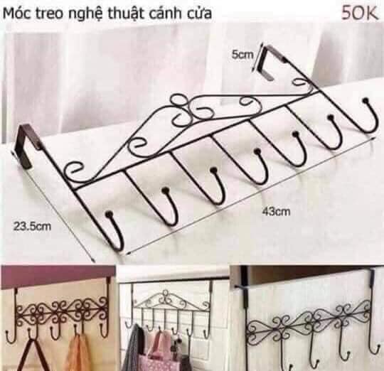 [THANH LÝ GIÁ GỐC] móc treo đồ sau cửa