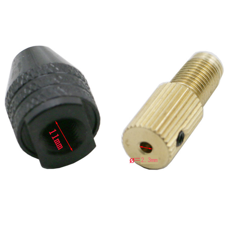 [HCM]Đầu kẹp mũi khoan cho Motor trục 2.3mm - 3.17mm - 5mm