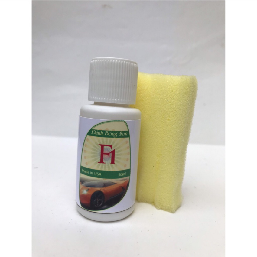 Dung Dịch Đánh Bóng Xe Máy Phủ Nano F1 (Tặng Miếng Đánh)