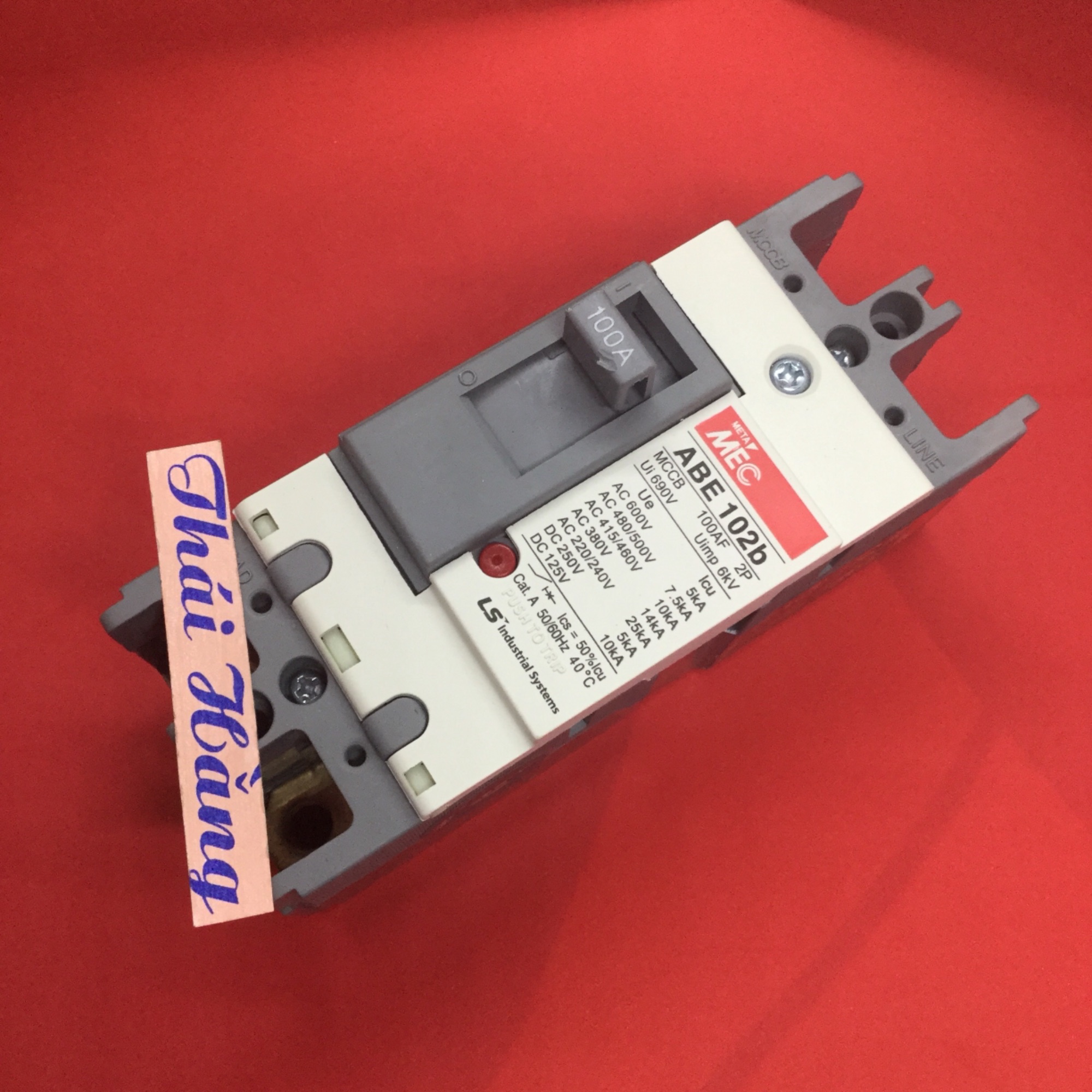 Attomat MCCB -2 pha - 102 b-100 A - LS ABE