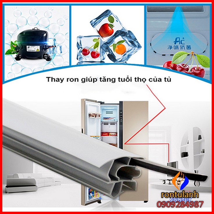 Ron tủ lạnh sharp model SJ-X251E-SL