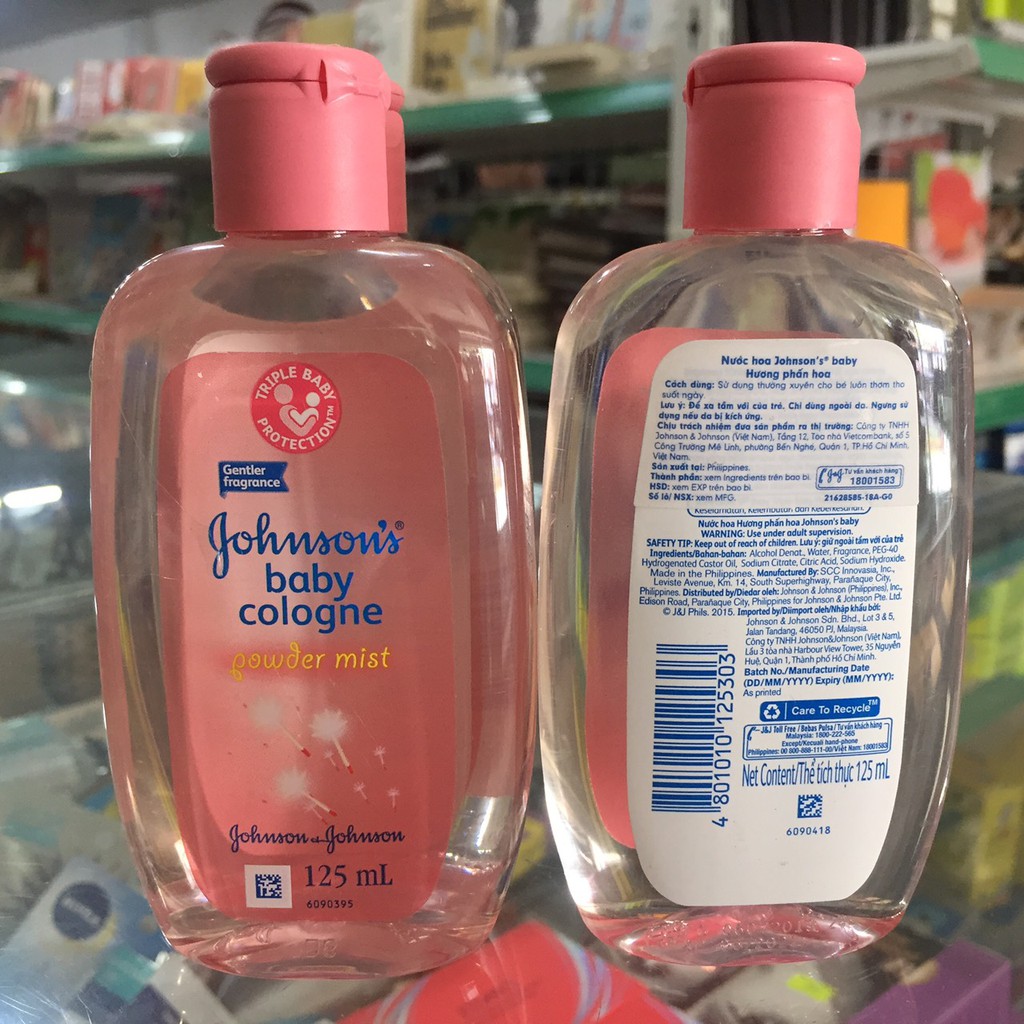 DẦU THƠM JOHNSON BABY 50ML-125ML