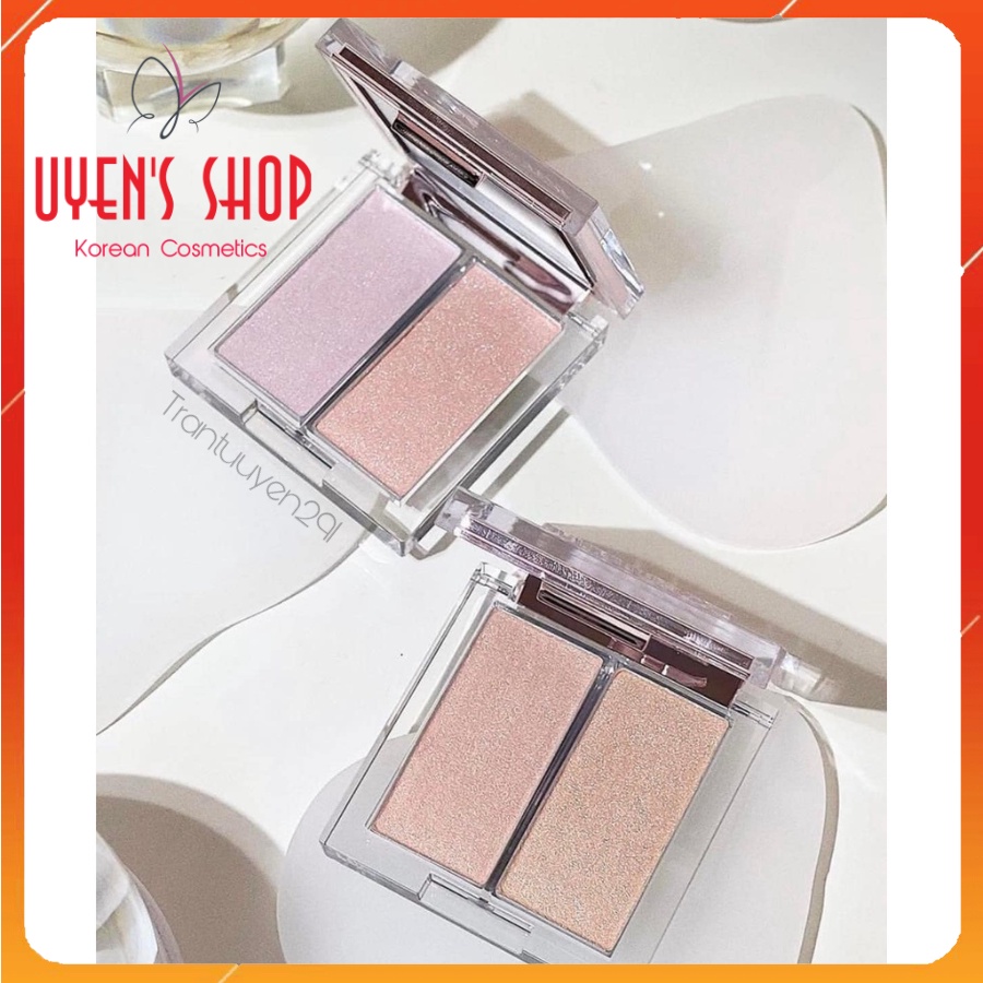 Phấn bắt sáng Clio Prism Highlighter Duo