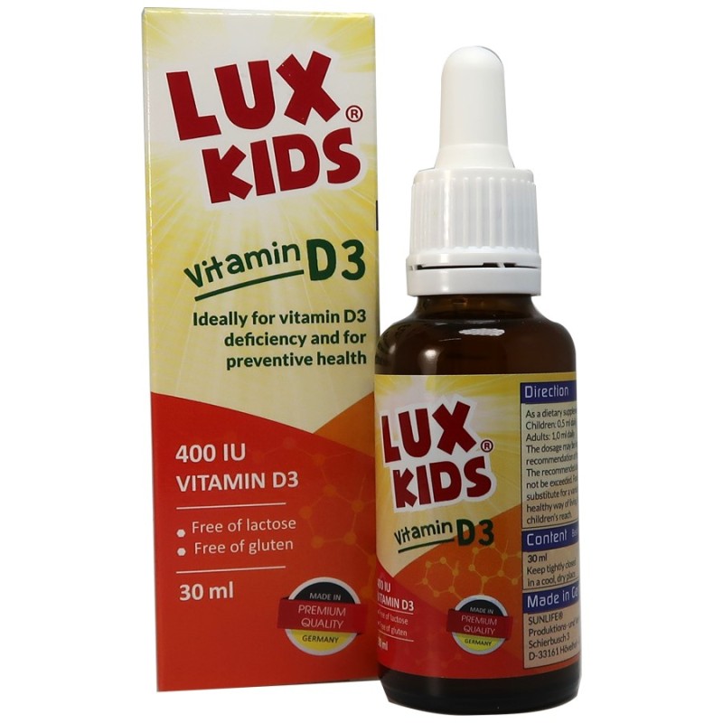 Lux kids vitamin D3 Nhập khẩu Đức
