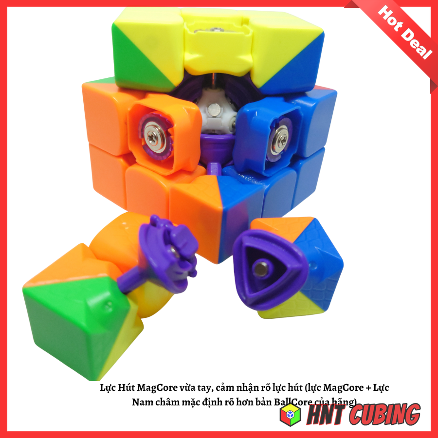 Rubik 3x3 Super RS3M 2022 mod MagCore Revert | HNT Cubing
