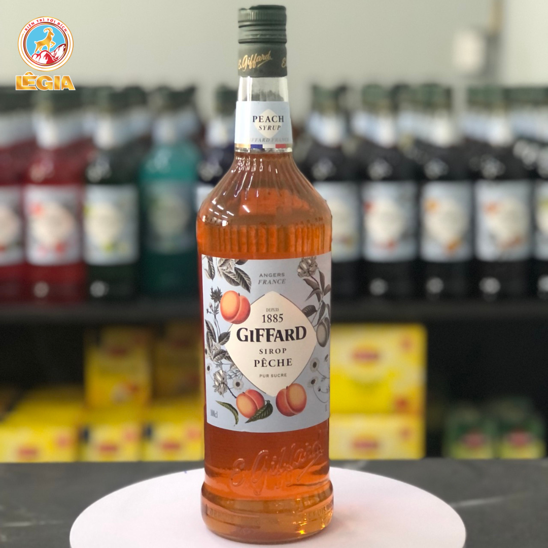 SIRO GIFFARD ĐÀO 1L - GIFFARD PEACH SYRUP