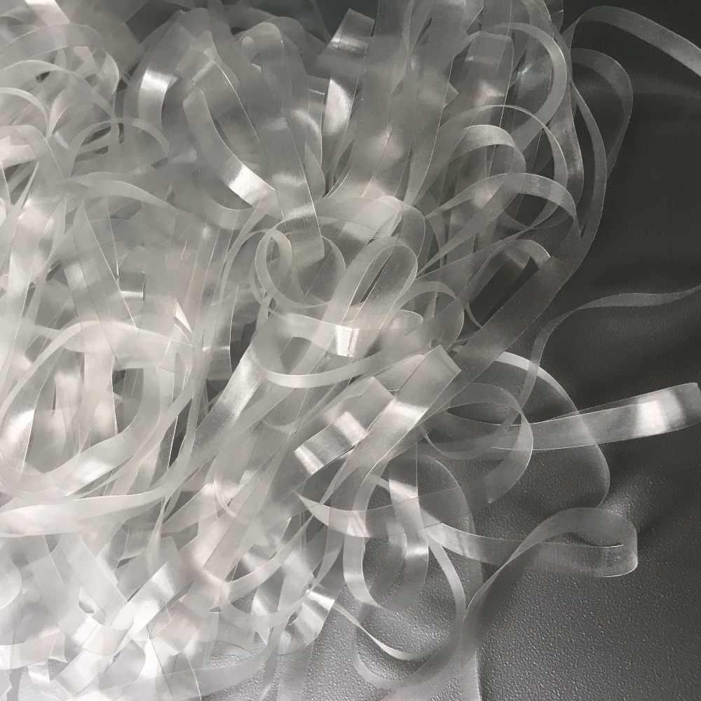 Túi 100g thun (chun) cột tóc màu trắng trong Phụ Kiện 68