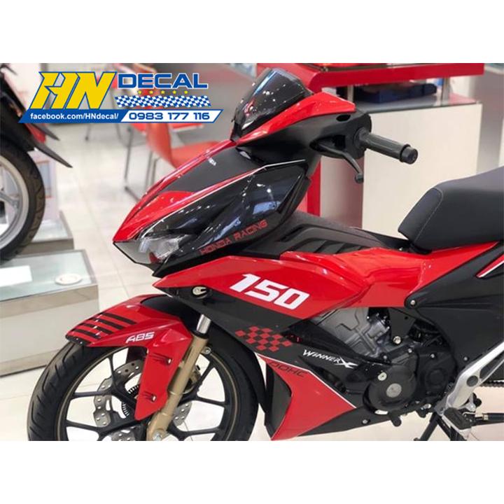 Tem Trùm Winner X Đỏ Đen DOHC