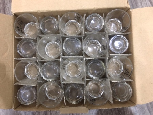 Cup glass Korean-cup Soju import-box 20 cups