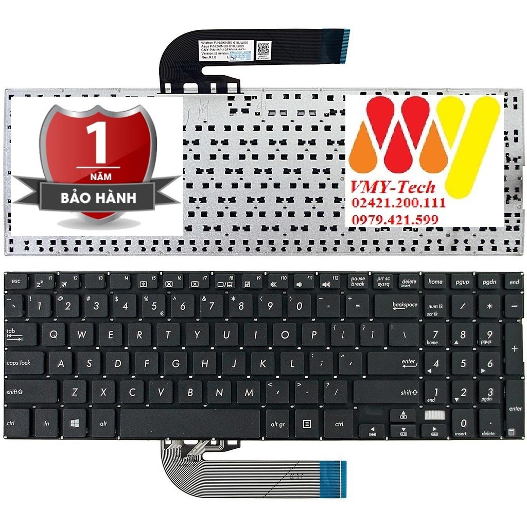 Bàn phím laptop asus tp500 tp500l tp500la tp500lb tp500ln