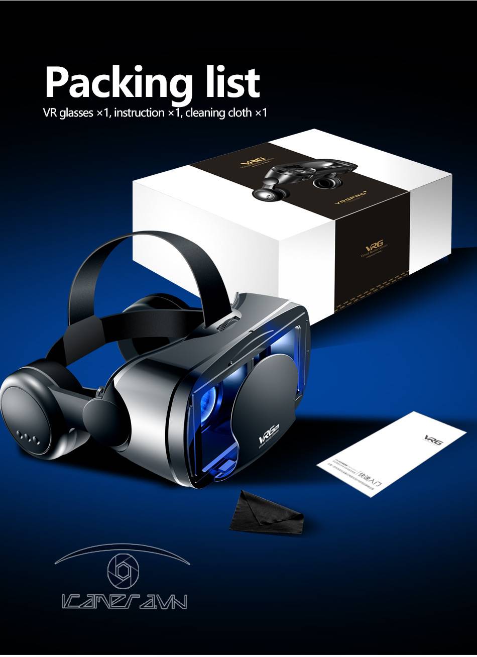 Kính thực tế ảo VRG Pro+ Blue Lens