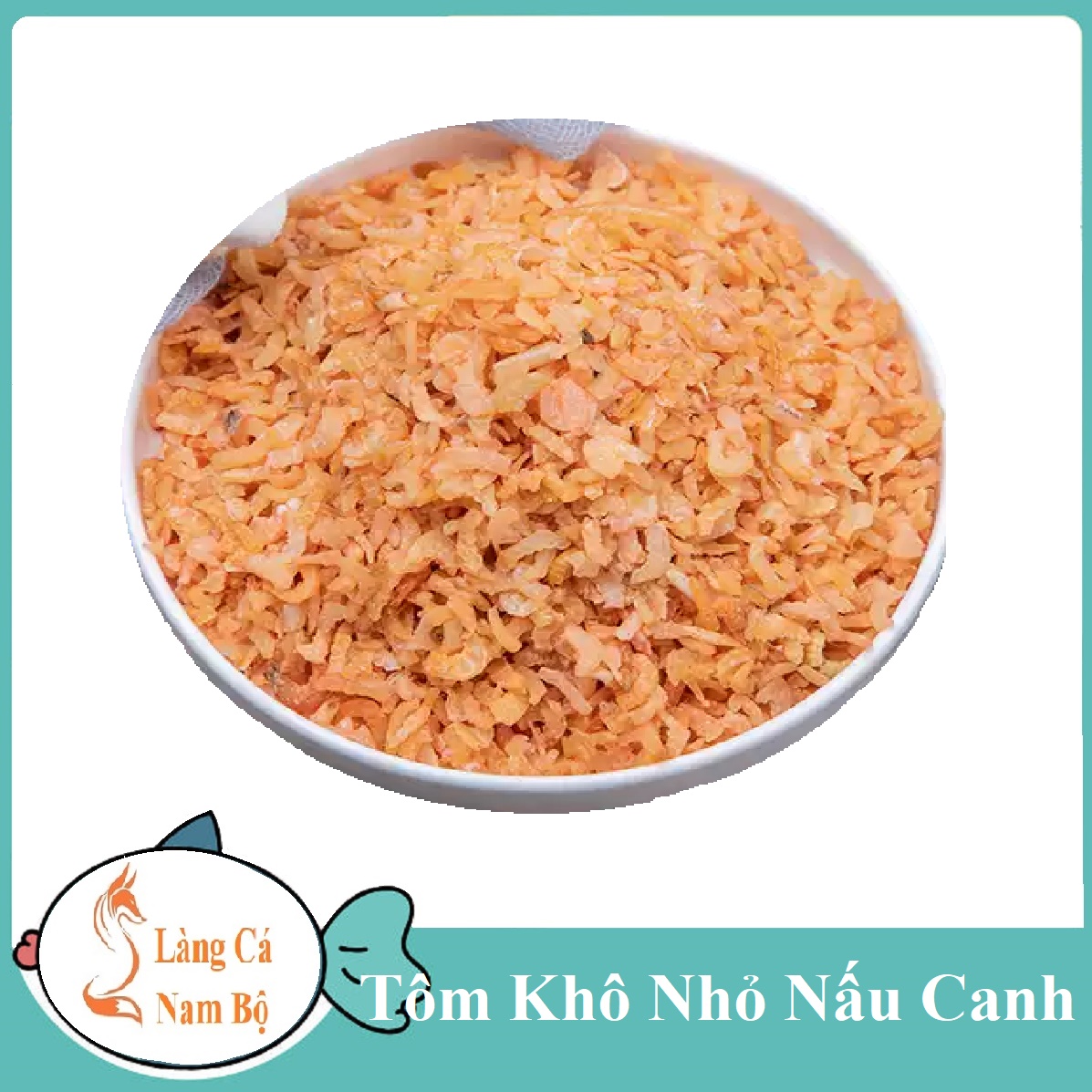 Tôm khô Cà Mau loại nhỏ bình dân, Chuyên nấu canh, nấu nước dùng, kho rim