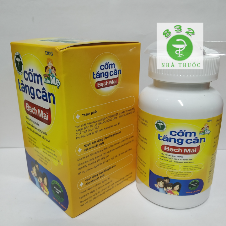 Cốm tăng cân Bạch Mai - Giúp tăng cường sức đề kháng