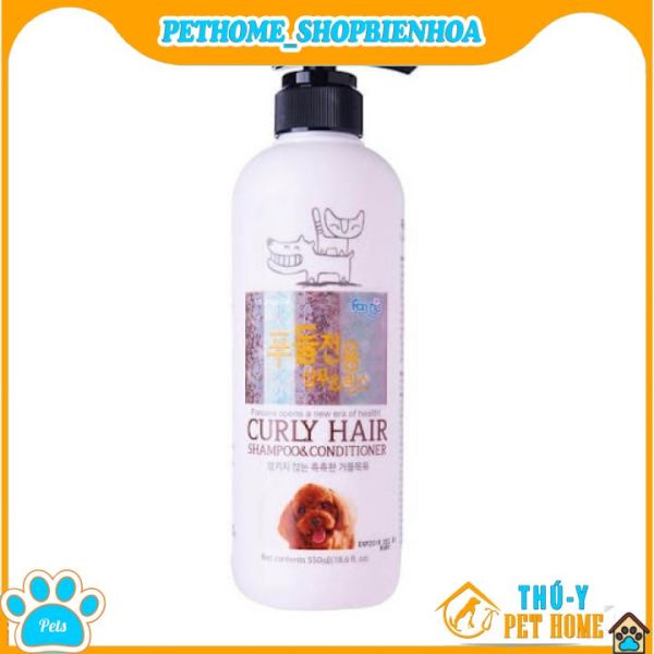 Sữa Tắm Curly Hair Shampoo & Conditioner Cho Chó Cưng
