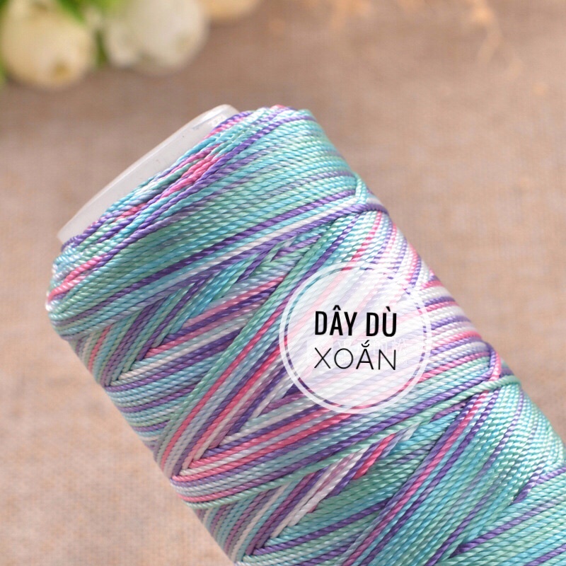 15 mét dây dù xoắn 0.8mm làm vòng handmade - mh803