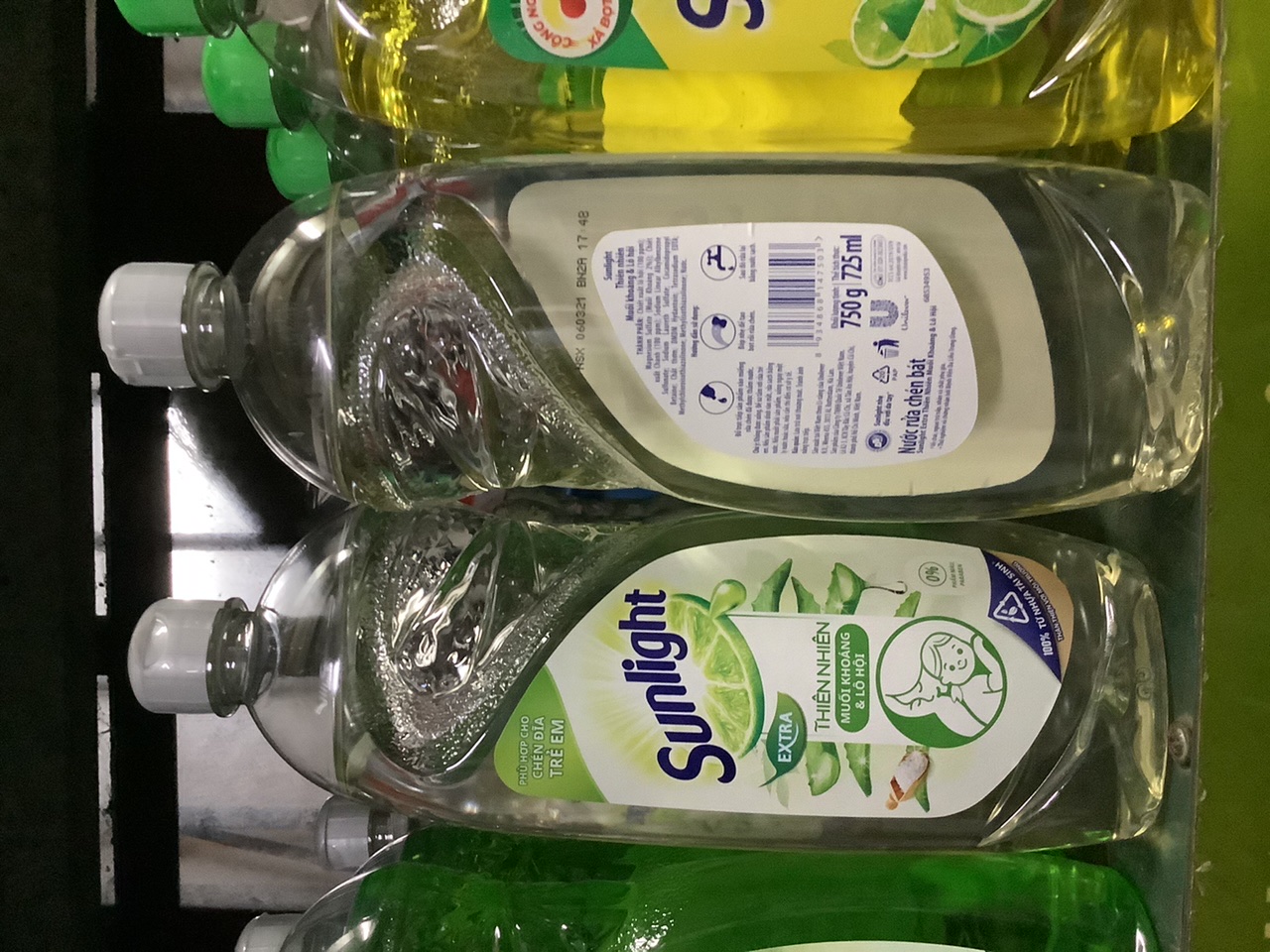 NƯỚC RỬA CHÉN SUNLIGHT CHAI 750ml  (Đủ mùi hương)
