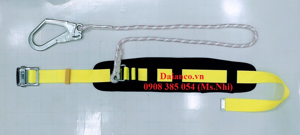 Dây đai nịt bụng 1 móc thép có miếng đệm ở dây nịt bụng