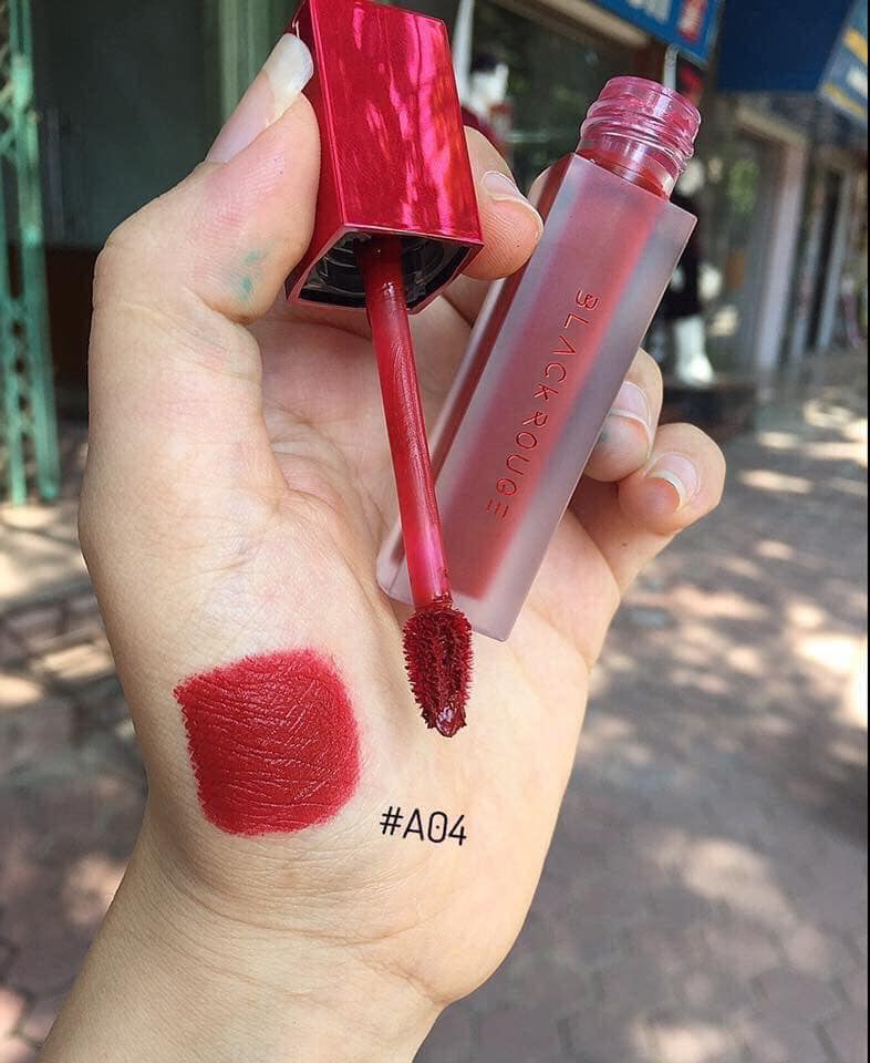 Son Black rouge A04 màu đỏ đậm