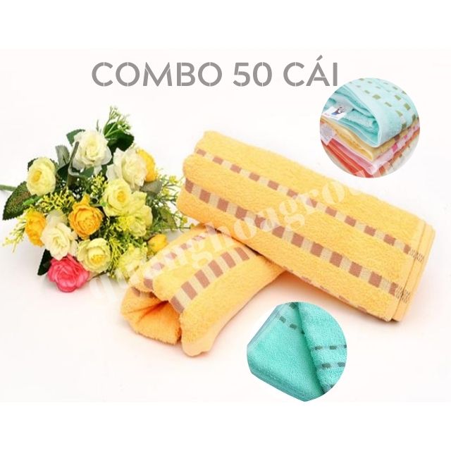 [HCM][50x100cm 3 sọc caro]Khăn Tắm-Khăn Phong Phú