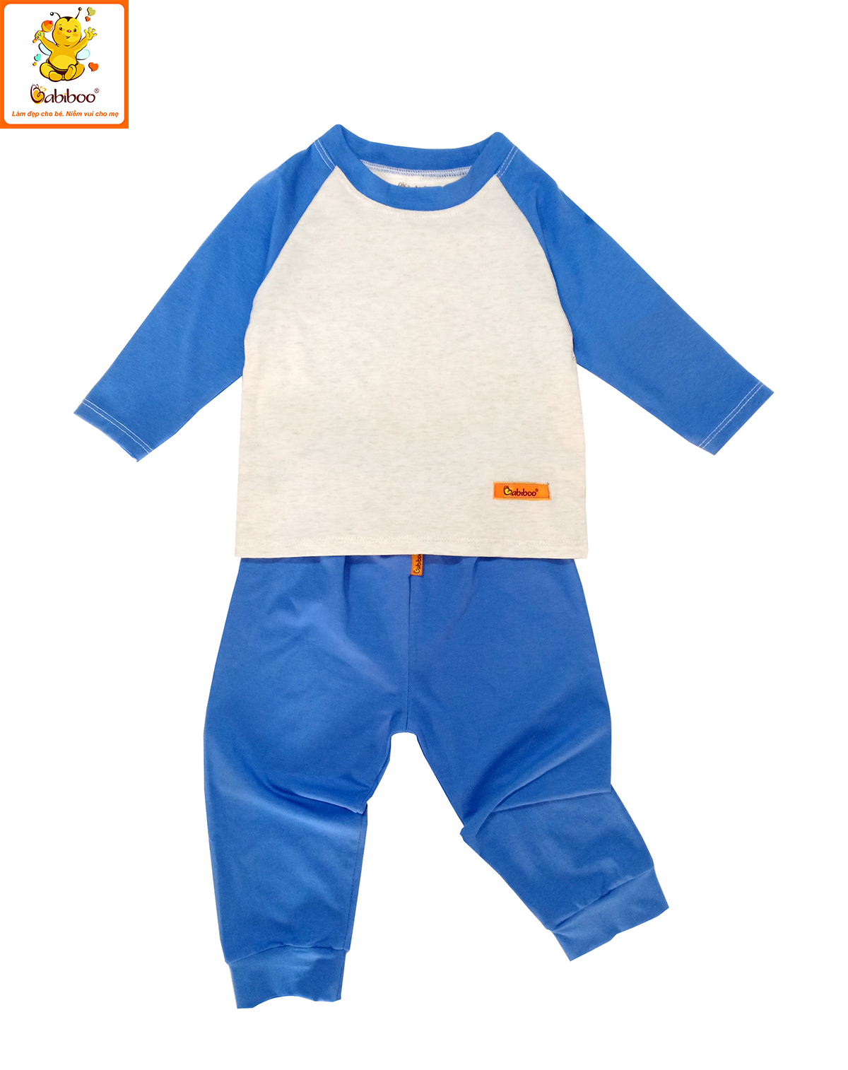 BỘ QUẦN ÁO SƠ SINH TAY DÀI COTTON 4 CHIỀU MỀM MỊN MÁT BTK13