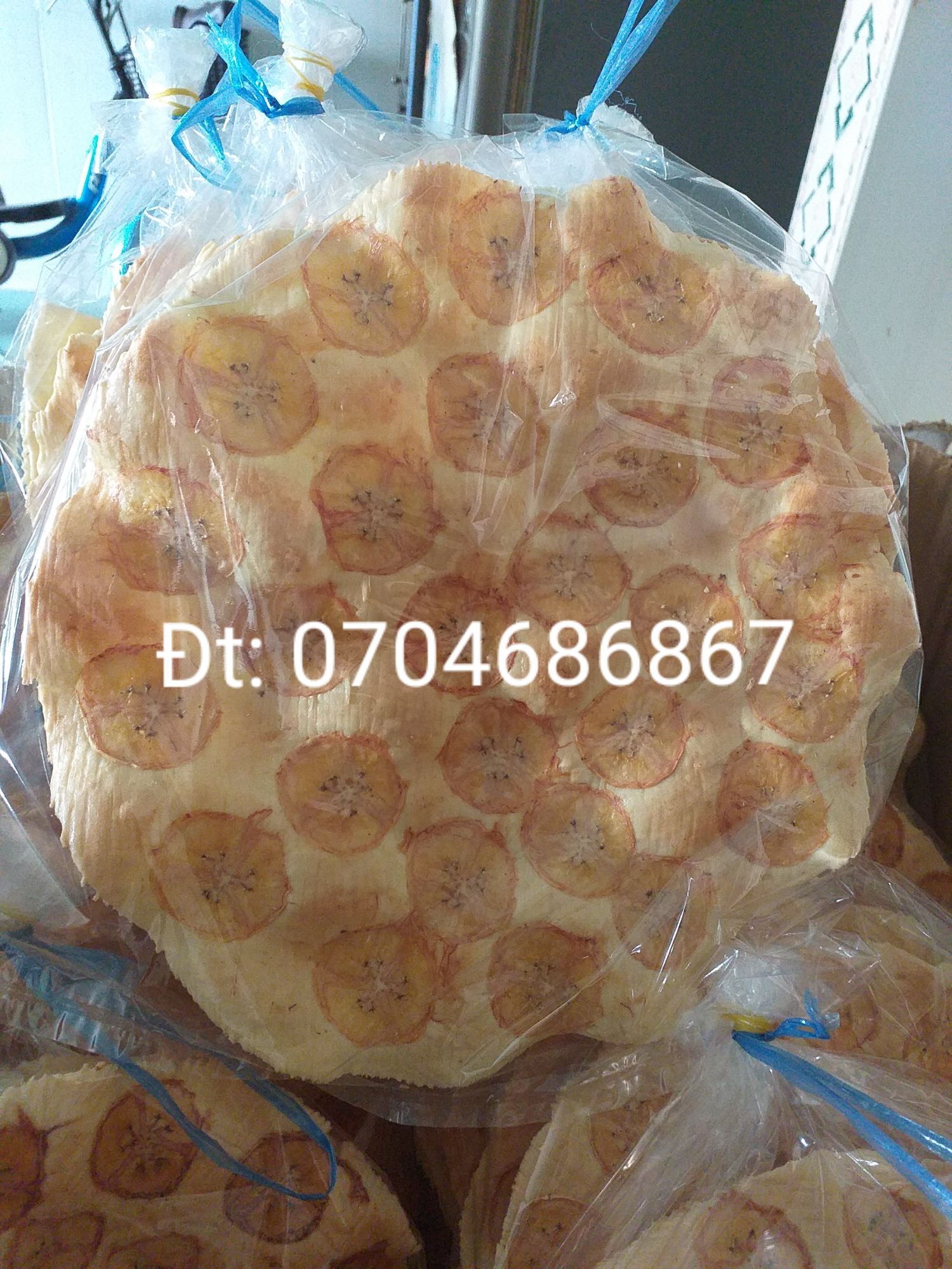 Bánh phồng chuối nướng Sơn Đốc(6 cái bánh chưa nướng)