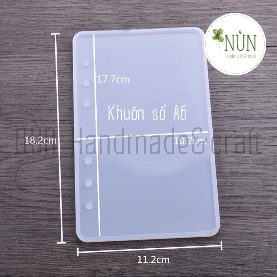 Khuôn Silicon Làm Bìa Sổ Các Cỡ