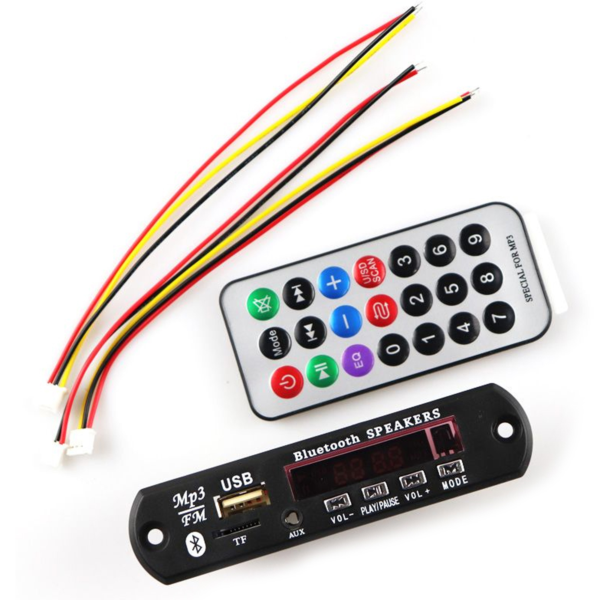 Music Speakers Mạch MP3 tích hợp Bluetooth FM  Kèm remote hồng ngoại