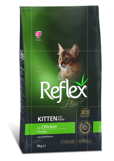 Reflex 8kg - Hạt Reflex Plus Chicken Kitten-Adult vị gà cho mèo