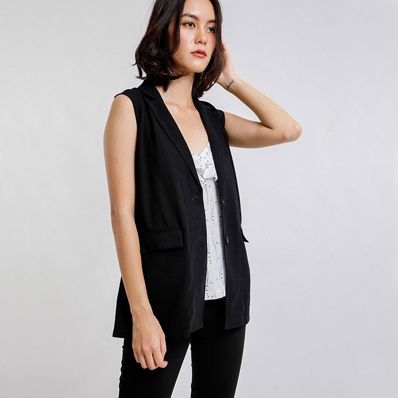 Áo Vest Sát Nách Nữ Form Ngắn Thời Trang