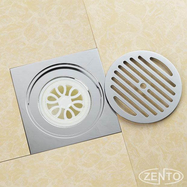 Phễu thoát sàn chống mùi Zento ZT539-1L (15x15cm)