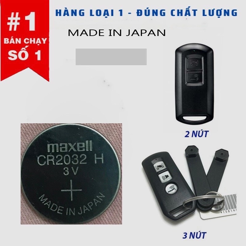 Pin điều khiển smakey các dòng xe