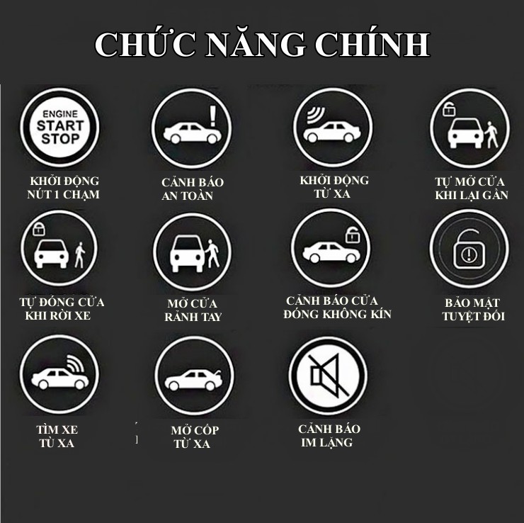 Bộ đề nổ Start Stop Ô tô Toyota (nguồn cắm giắc)