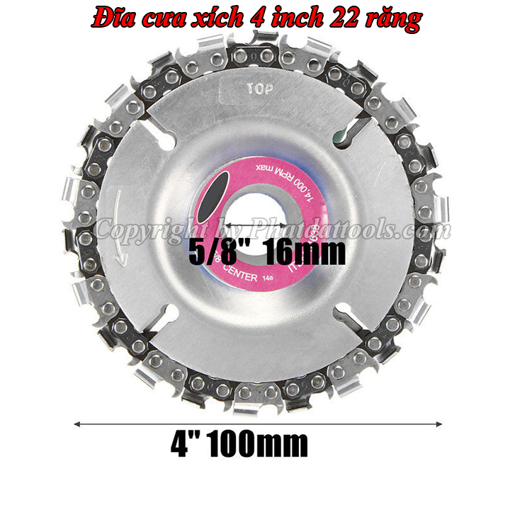 Đĩa cưa xích 4 inch-Lưỡi cưa xích