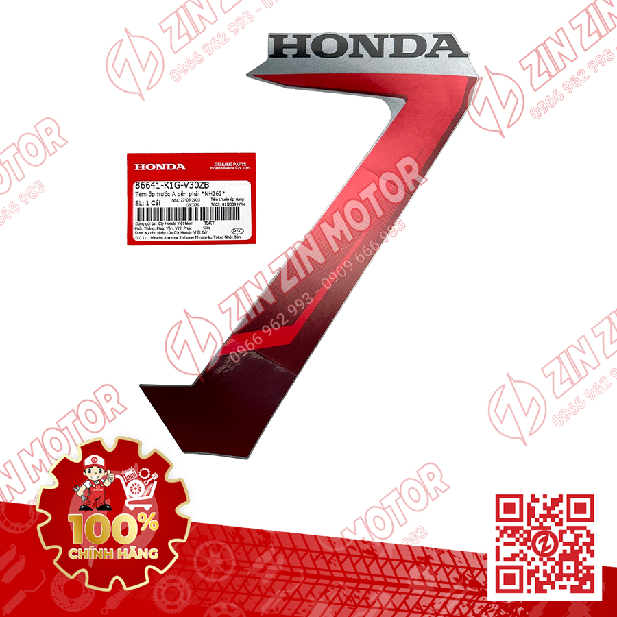 Tem ab 2020 zin, tem rời xe airblade 125 xám đen 2021 phiên bản tiêu chuẩn chính hãng honda - zzm