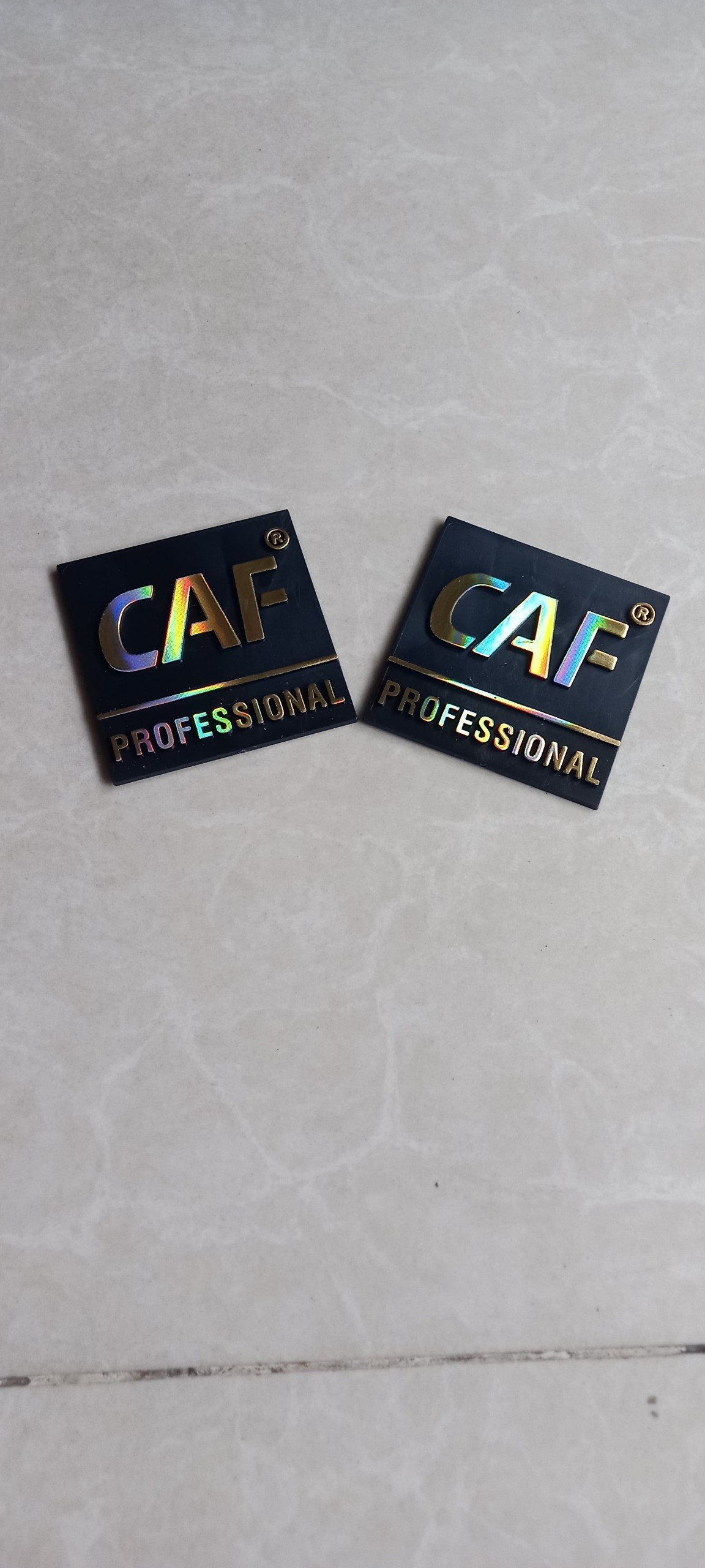 Tem Dán Thùng Loa CAF ( Vàng Crom 1 bộ 23k)