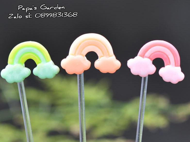 Set 03 Cầu vồng mini, trang trí tiểu cảnh