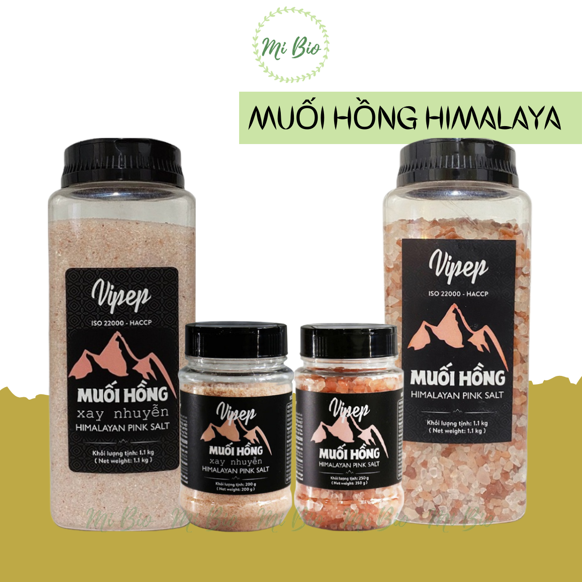 Muối hồng mịn Himalayan - Vipep