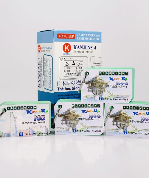 [HCM] Combo Trọn Bộ Flashcard sơ cấp tiếng nhật N5,4 (Kanji, Từ Vựng, Ngữ Pháp, Mẫu Câu Giao Tiếp)