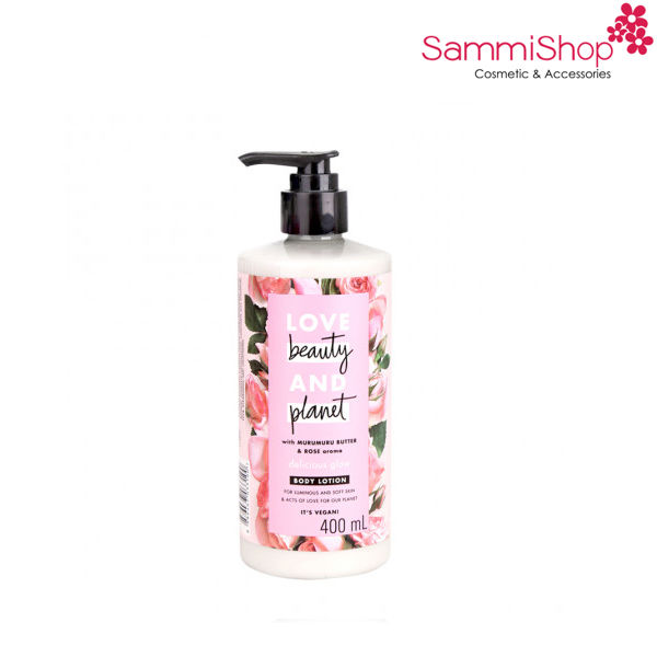 Sữa dưỡng thể sáng da Love Beauty And Planet Delicious Glow (400ml) (IP01)