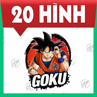 Combo 100 sticker waterproof Goku 7 Dragon Ball decal Son Goku without meme cartoon