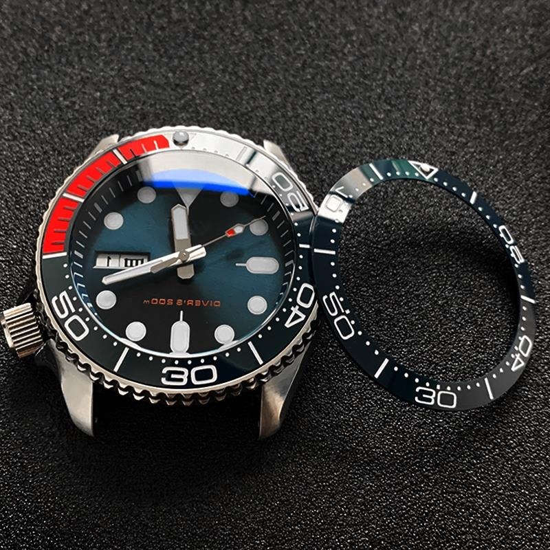 Lịch sử giá ☎ 2022 new sloped ceramic bezel insert  luminous pip  at 12 for seiko skx007 skx009 for omega sea master series mod watch parts  cập nhật 1/2023 - BeeCost