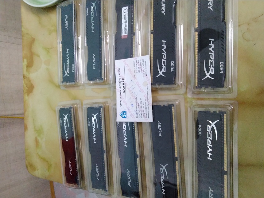 Ram dành cho PC HyperX Fury Black 4G DDR4 bus 2666 mới 100%
