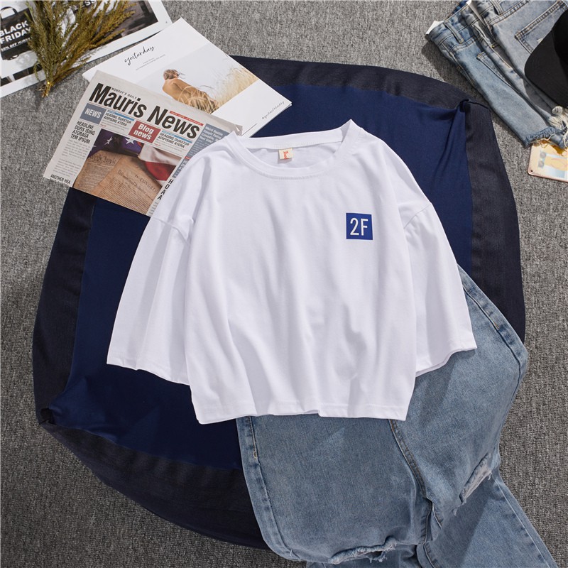 Áo croptop logo 2f hari0320