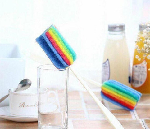 Cọ ly cọ bình bọt biển 7 màu