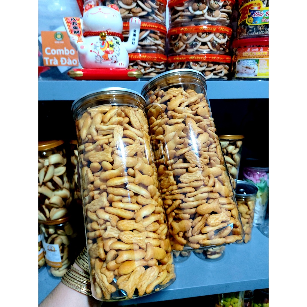 BÁNH QUY CÁ MẶN TUỔI THƠ LON PET 250GR