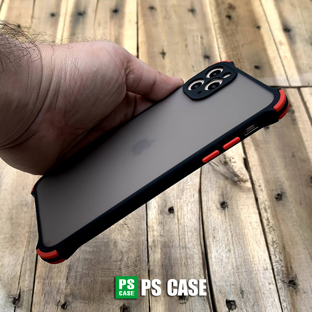 Ốp lưng chống sốc toàn phần dành cho iPhone 11 Pro Max - Màu Đen - PS Case Phân Phối