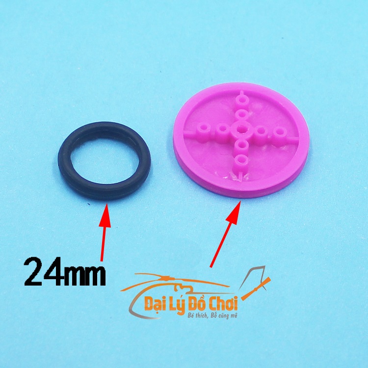 Bánh xe nhựa cao su nhiều kích cỡ để thay thế hoặc chế tạo DIY