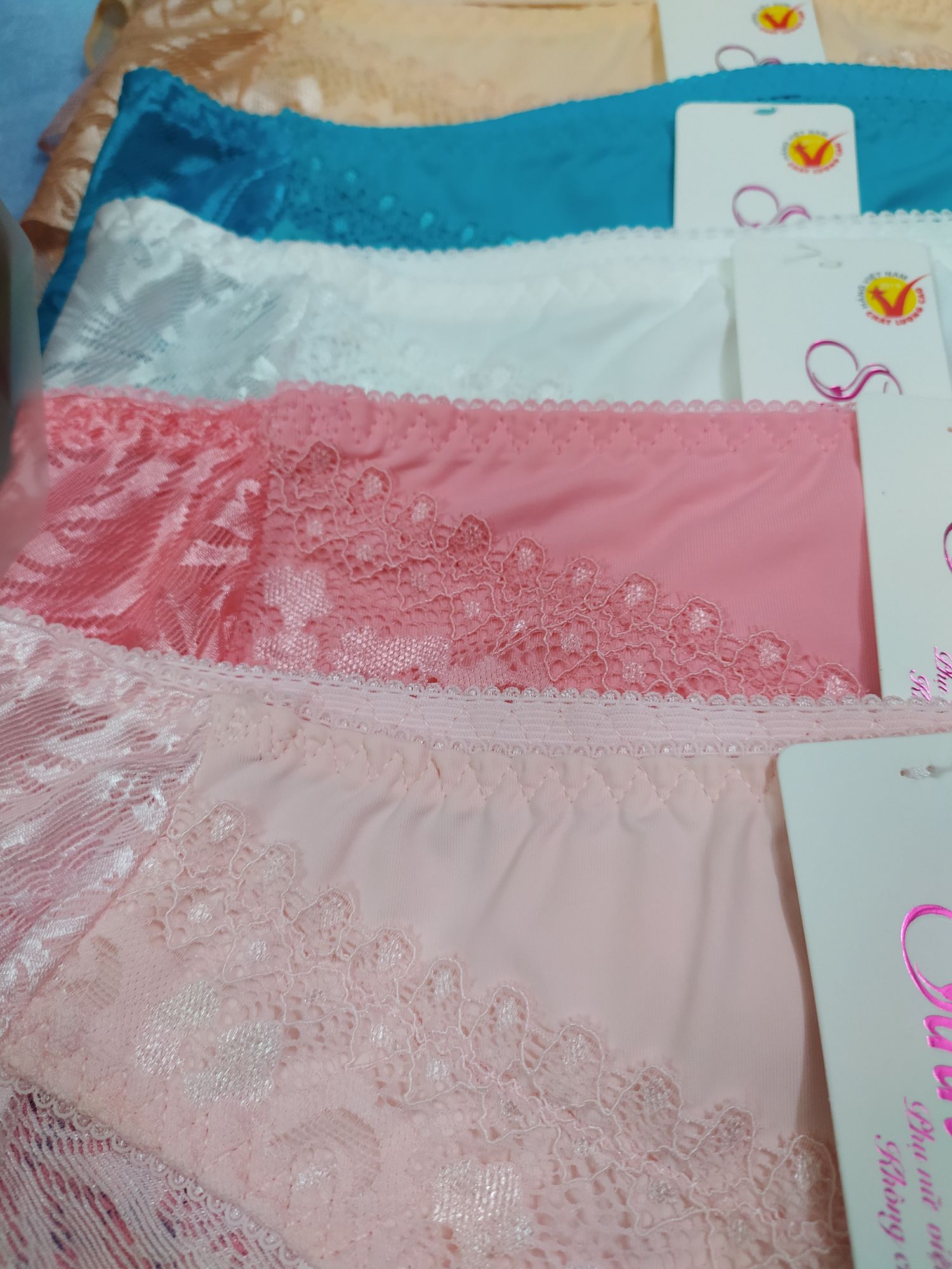 Combo 10 quần lót thun lạnh phối ren Sinh Yến