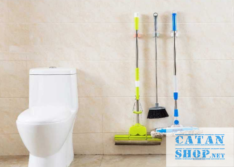 [HCM]Móc treo chổi dán tường  treo cây lau nhà siêu dính thông minh GD328-Treochoi