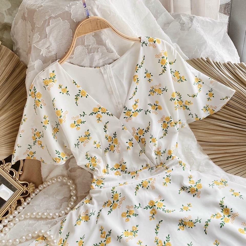 [HCM]♥Jum hoa đắp chéo bo eo